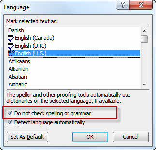 office for mac 2011 add spell check languages